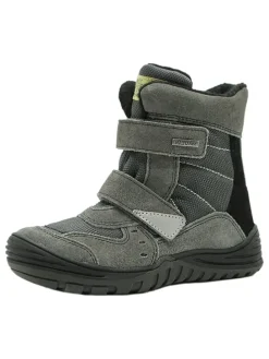 Leder-Boots in Khaki