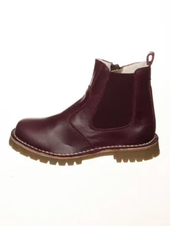 Leder-Boots in Lila