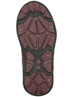 Leder-Boots in Pflaume