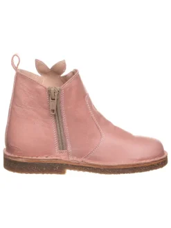 Leder-Boots in Rosa