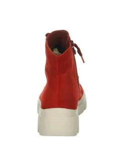 Leder-Boots in Rot