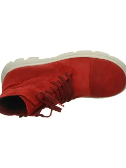 Leder-Boots in Rot
