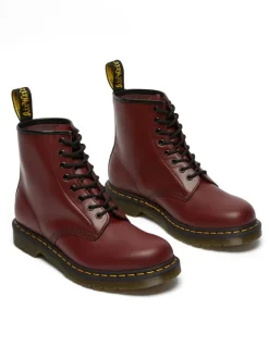 Leder-Boots in Rot