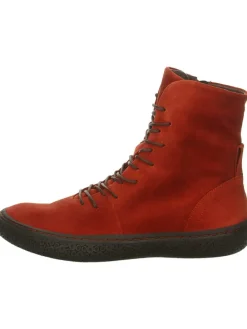 Leder-Boots in Rot