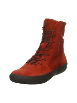 Leder-Boots in Rot