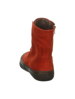 Leder-Boots in Rot