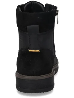 Leder-Boots in Schwarz