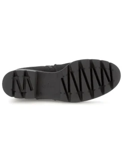 Leder-Boots in Schwarz