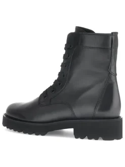 Leder-Boots in Schwarz