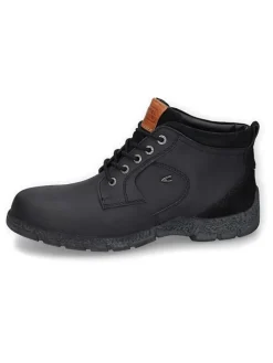 Leder-Boots in Schwarz