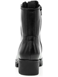 Leder-Boots in Schwarz
