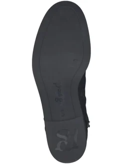 Leder-Boots in Schwarz