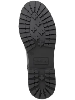 Leder-Boots in Schwarz