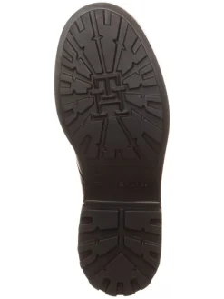 Leder-Boots in Schwarz