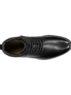 Leder-Boots in Schwarz