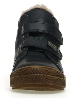 Leder-Boots in Schwarz