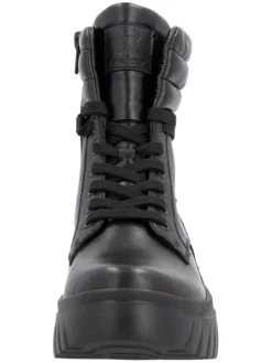 Leder-Boots in Schwarz