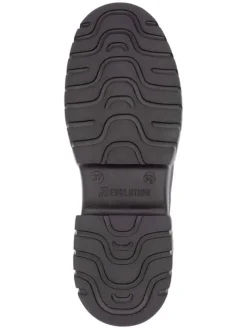 Leder-Boots in Schwarz