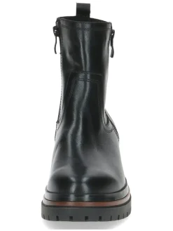 Leder-Boots in Schwarz