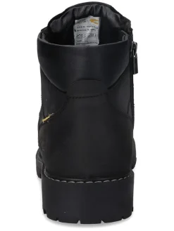 Leder-Boots in Schwarz