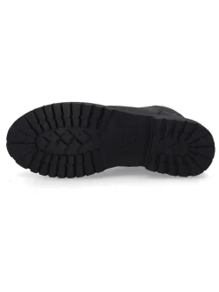 Leder-Boots in Schwarz