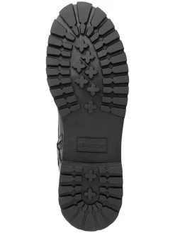 Leder-Boots in Schwarz