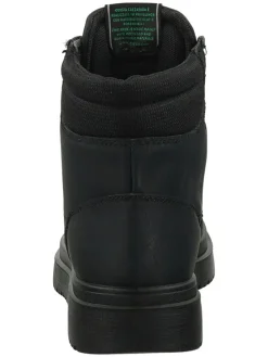 Leder-Boots in Schwarz