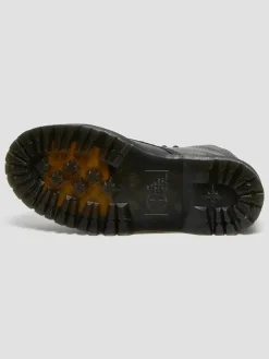 Leder-Boots in Schwarz