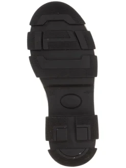 Leder-Boots in Schwarz