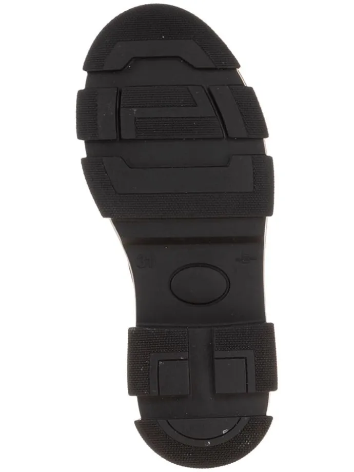 Leder-Boots in Schwarz