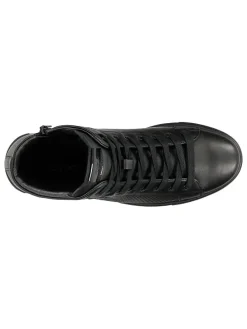 Leder-Boots in Schwarz