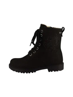 Leder-Boots "Indira" in Schwarz