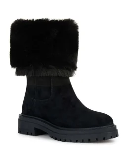 Leder-Boots "Iridea" in Schwarz