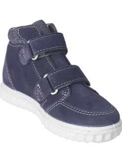 Leder-Boots "Jolina S" in Dunkelblau