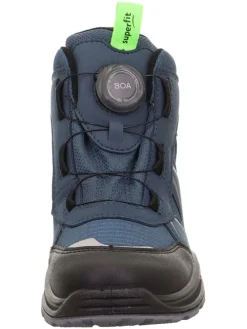 Leder-Boots "Jupiter" in Dunkelblau