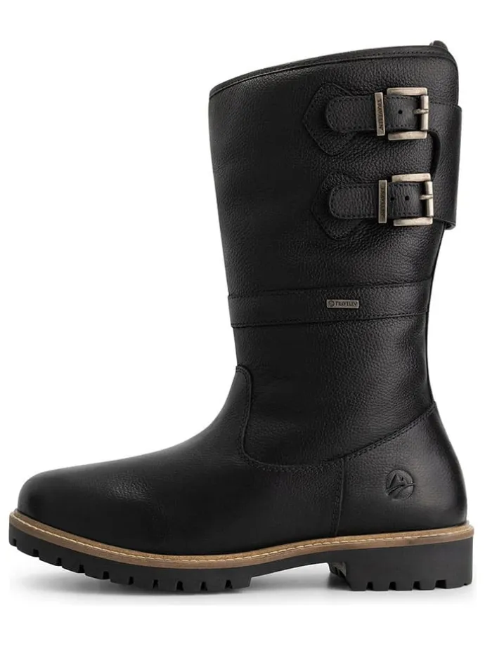 Leder-Boots "Klondike" in Schwarz