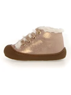 Leder-Boots "Lallit" in Gold