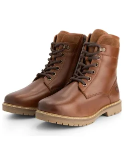 Leder-Boots "Larvik" in Hellbraun