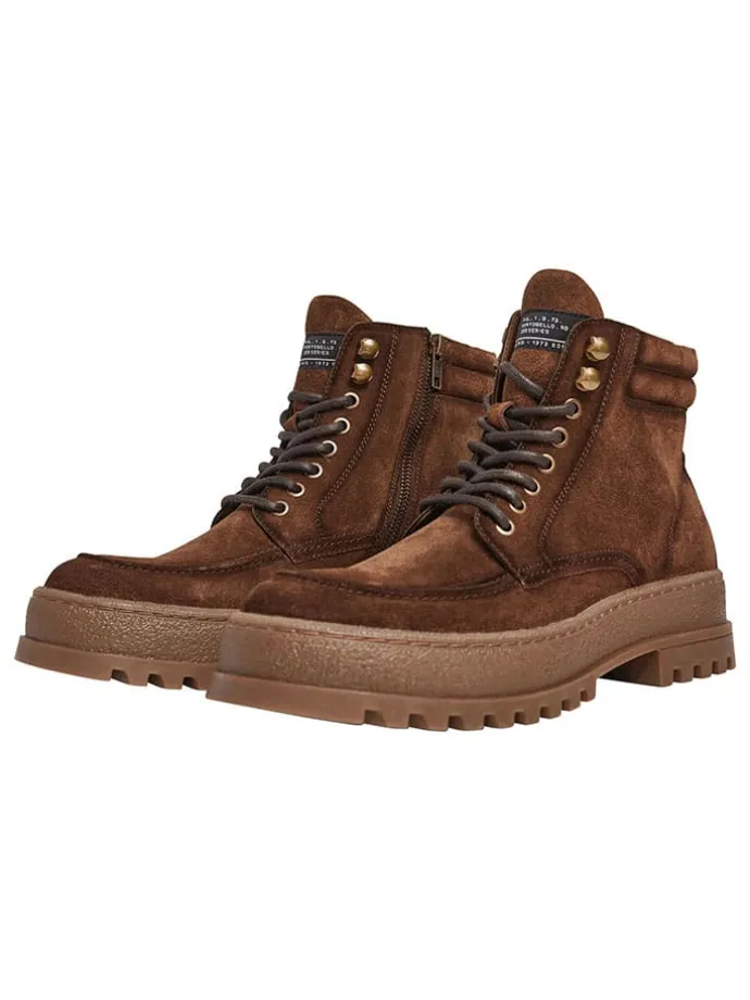 Leder-Boots "Lincoln Nature" in Braun