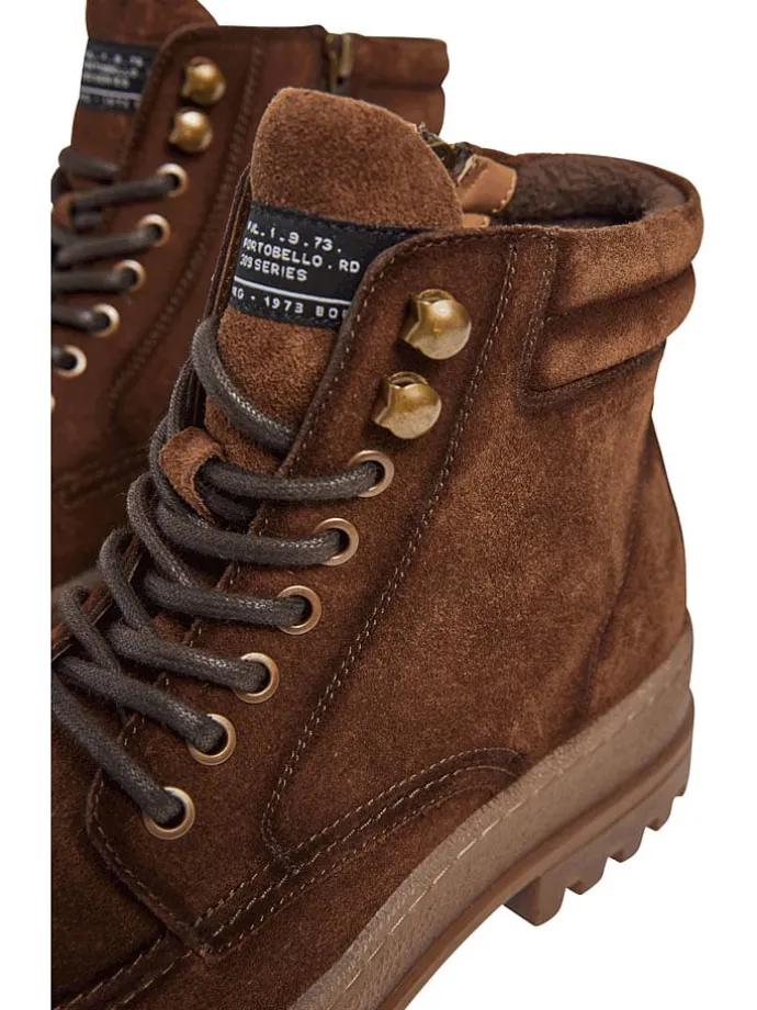 Leder-Boots "Lincoln Nature" in Braun