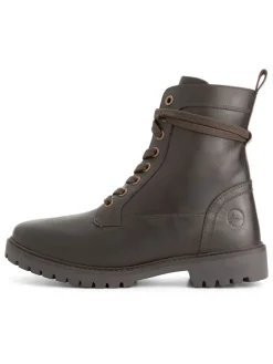 Leder-Boots "Logstrup" in Braun