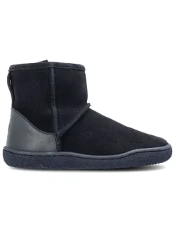 Leder-Boots "Mini Cozy" in Dunkelblau