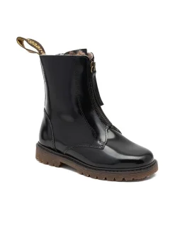 Leder-Boots "Nora" in Schwarz