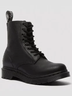 Leder-Boots "Pascal Mono" in Schwarz