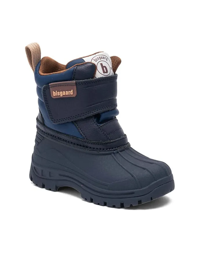 Leder-Boots "Pixie" in Dunkelblau