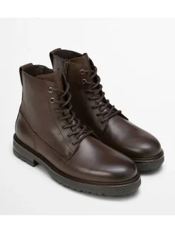 Leder-Boots "Rony" in Braun