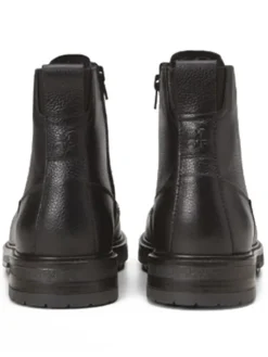 Leder-Boots "Rony" in Schwarz