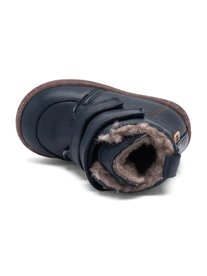 Leder-Boots "Storm" in Dunkelblau