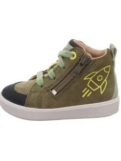 Leder-Boots "Supies" in Khaki