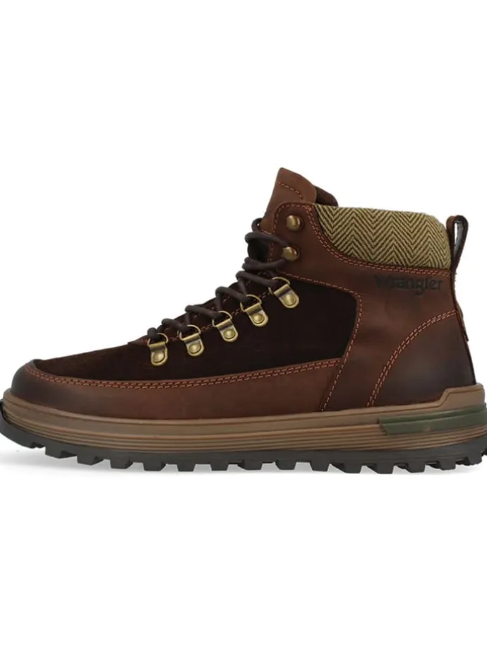 Leder-Boots "Tommy" in Braun